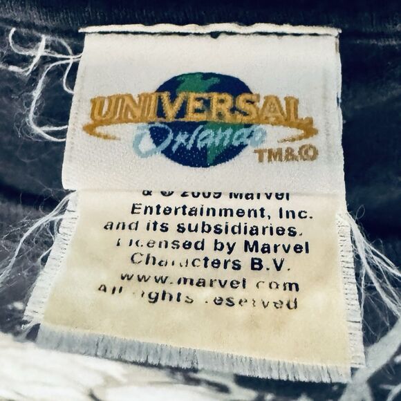 Vintage Incredible Hulk Shirt XXL Black Universal Studios Coaster Y2K Marvel - Picture 9 of 10